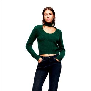 Zara knit choker top size small